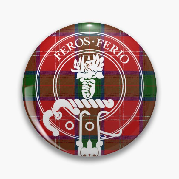 Item preview, Clan Chisholm, Tartan Crest designed and sold by Redfoxart21.