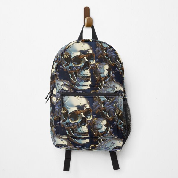 Item preview, Golden Skulls Intriguing Seamless Pattern designed and sold by ThiagoSDantas.