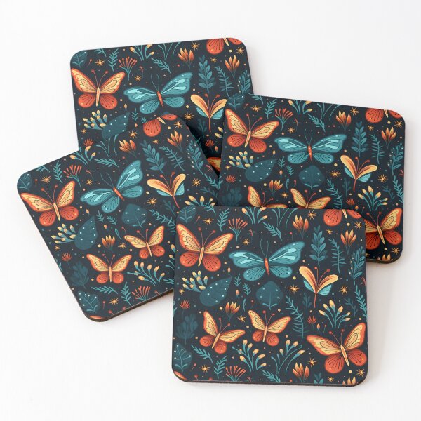 Item preview, Red, Orange and Blue Butterfly designed and sold by ArtbyAiGallery.