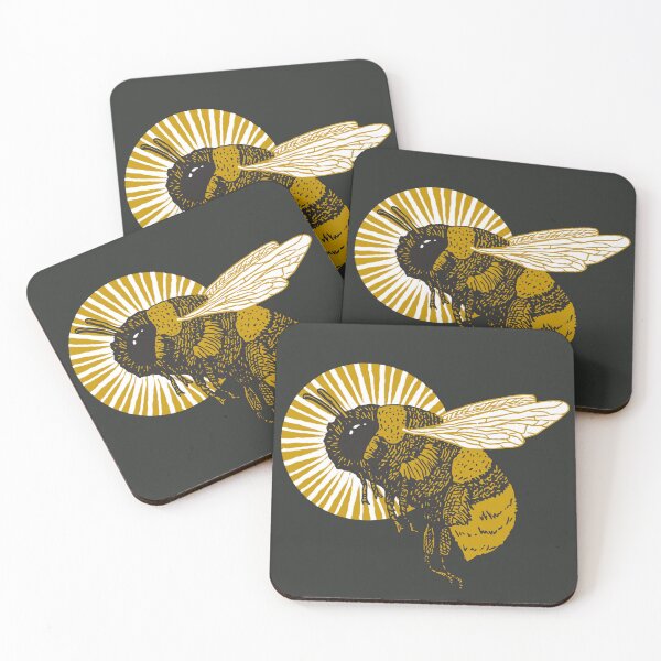 Item preview, Sacred Saint Bumblebee - black designed and sold by MoonrockCoven.