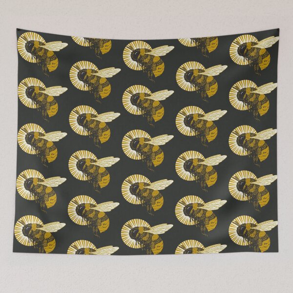 Item preview, Sacred Saint Bumblebee - black designed and sold by MoonrockCoven.
