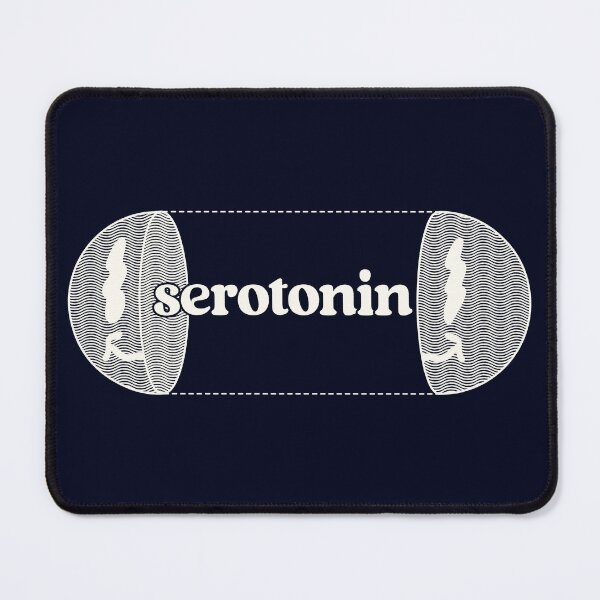 Item preview, Serotonin happy face (Off-white print) designed and sold by justwaterthanks.