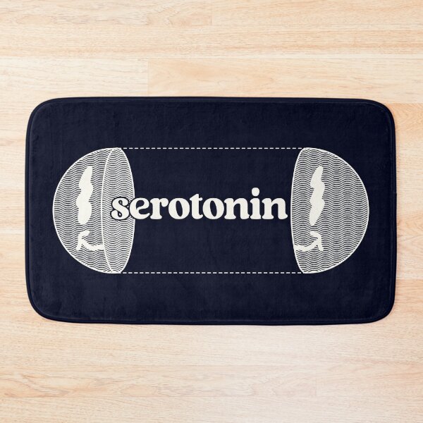 Item preview, Serotonin happy face (Off-white print) designed and sold by justwaterthanks.