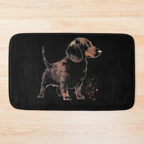 Item preview, A Street Art Dachshund In Rugged Distressed Style Bronze designed and sold by GVRDesign.