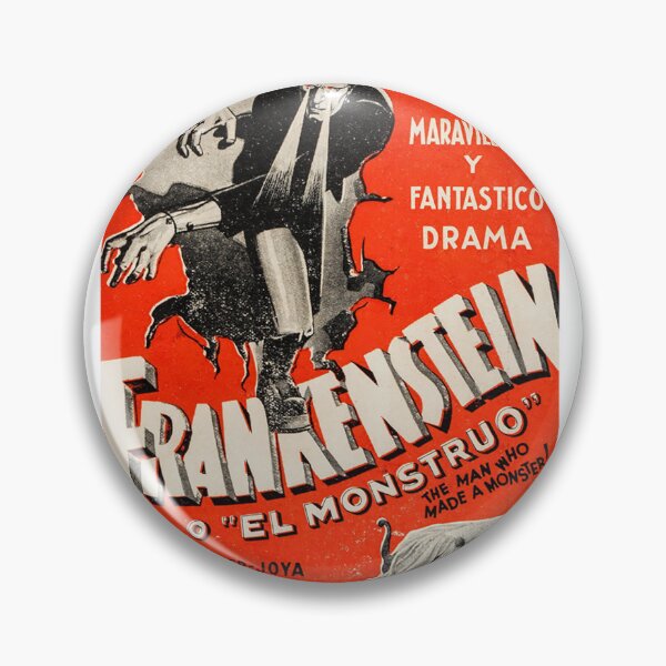 Item preview, Frankenstein Halloween Monster Poster Spanish Horror Movie designed and sold by AurichJohanna.
