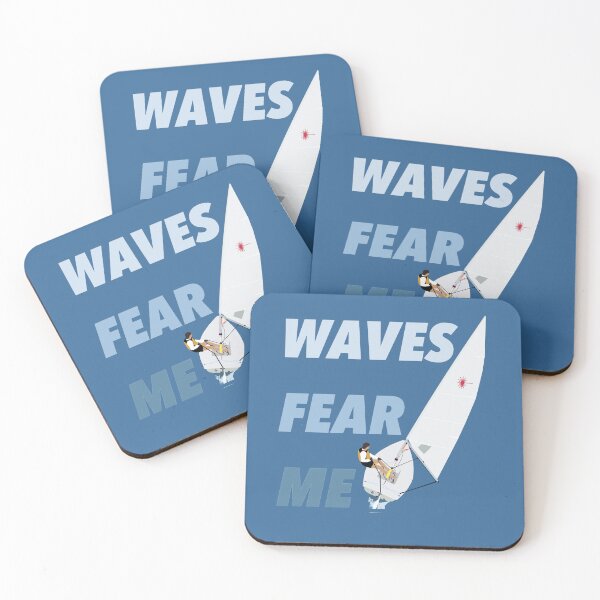 Item preview, Waves Fear Me Laser Sailing Woman designed and sold by J-Bat.