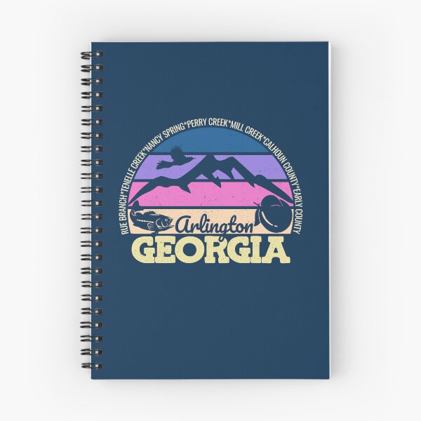 Item preview, Arlington Georgia Sunset Retro Vintage Local Pride Logo designed and sold by CRHPOD20.