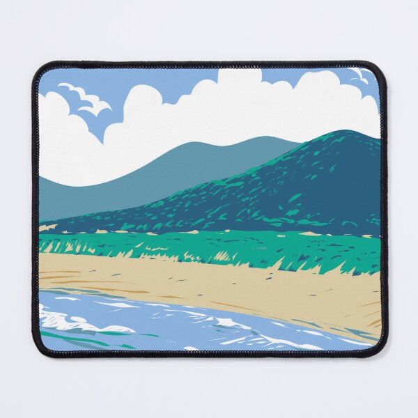 Item preview, Praia da Joaquina Beach of Florianopolis or Floripa Santa Catarina Brazil WPA Art Deco Poster designed and sold by patrimonio.