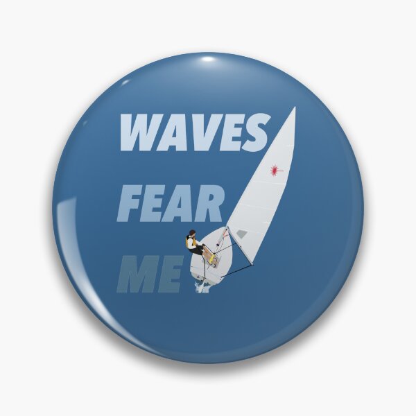 Item preview, Waves Fear Me Laser Sailing Man designed and sold by J-Bat.