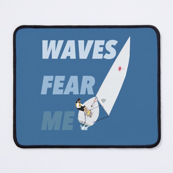 Item preview, Waves Fear Me Laser Sailing Man designed and sold by J-Bat.