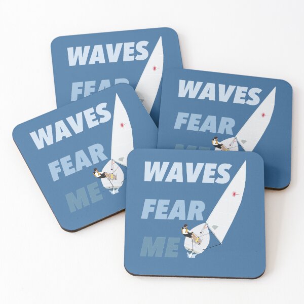 Item preview, Waves Fear Me Laser Sailing Man designed and sold by J-Bat.