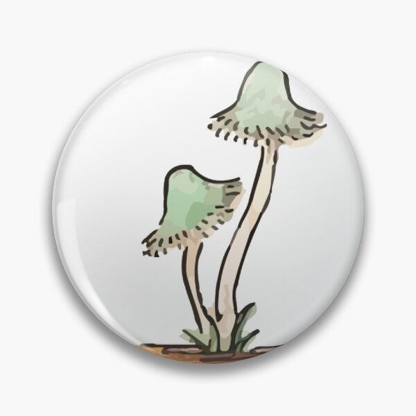 Item preview, Green Stem Pinkgill Mushroom designed and sold by LilyBeeLane.