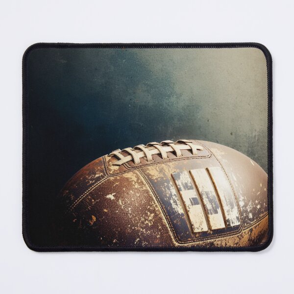 Item preview, #3 "Vintage-Style Football Design with Classic Worn-Out Textures | Football Themed" designed and sold by CyberCollective.