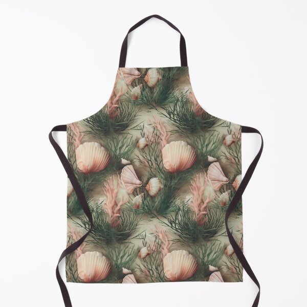Item preview, Seashells on the sandy beach print designed and sold by PaperieJennifer.