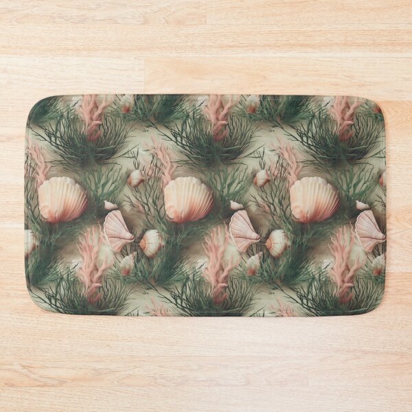 Item preview, Seashells on the sandy beach print designed and sold by PaperieJennifer.
