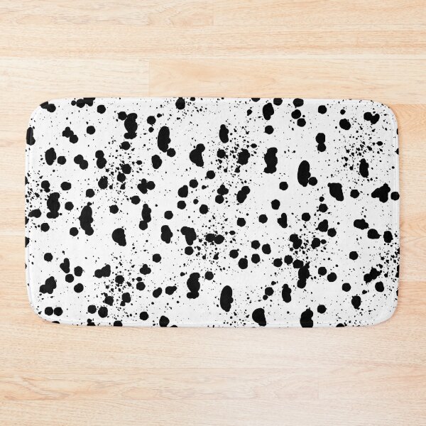 Item preview, Dalmatian Spots Pattern - Black and White Animal Print Ink Dots designed and sold by SMillustrations.