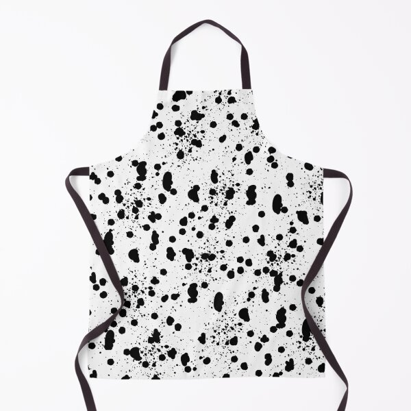 Item preview, Dalmatian Spots Pattern - Black and White Animal Print Ink Dots designed and sold by SMillustrations.