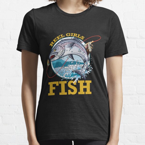 Reel Girls Fish Womens Cute Fishing T-Shirt