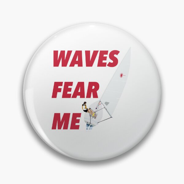 Item preview, Waves Fear Me Laser Sailing Woman Red designed and sold by J-Bat.