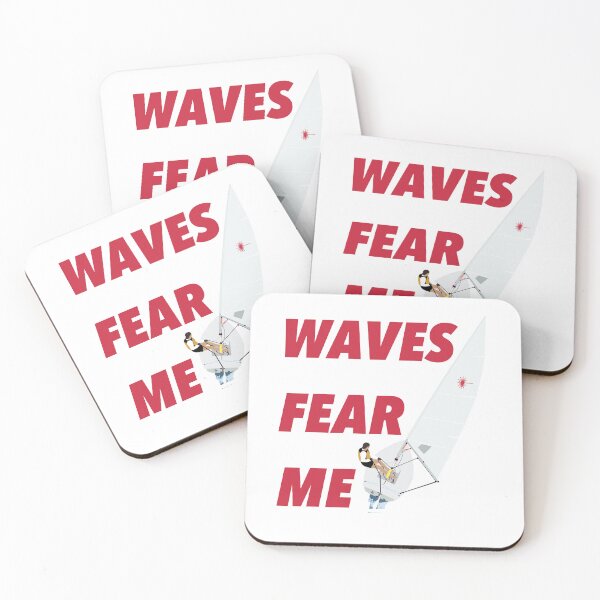 Item preview, Waves Fear Me Laser Sailing Woman Red designed and sold by J-Bat.