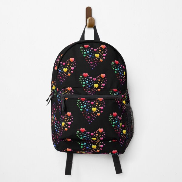 Item preview, Multicolored Rainbow Heart Bubbles designed and sold by Deborah Camp.