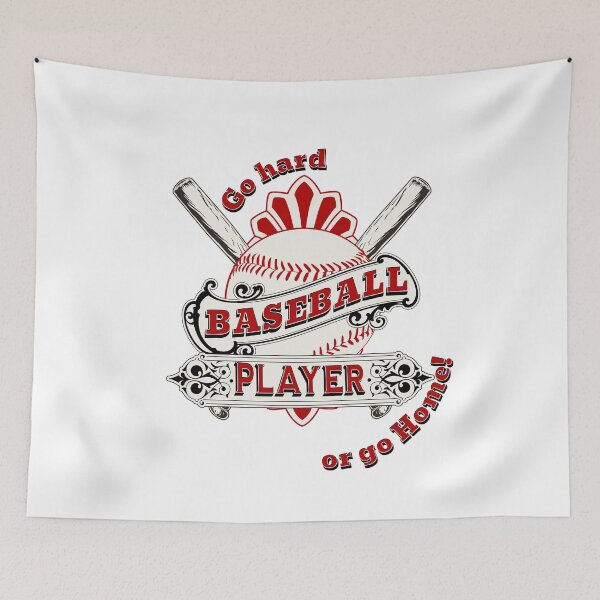 Item preview,  Baseball Player: go hard or go home! designed and sold by ArtisticSparkle.