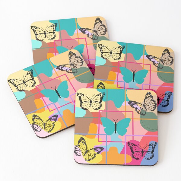 Item preview, Butterfly Grid Collage Art  designed and sold by Scotti Cohn.