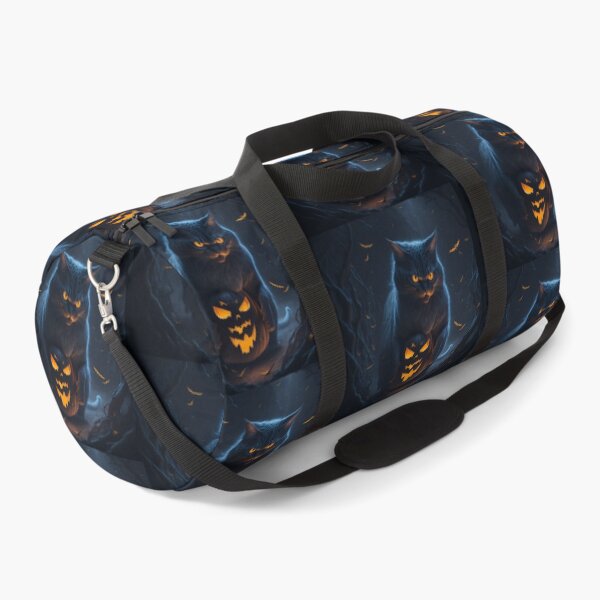 Item preview, Halloween cat with a glowing jack-o-lantern designed and sold by likbatonboot.