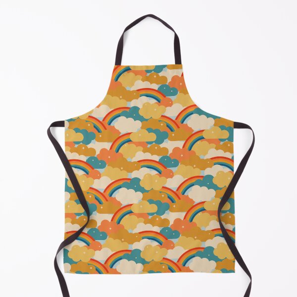 Item preview, 70s Rainbow Clouds - Large designed and sold by latheandquill.