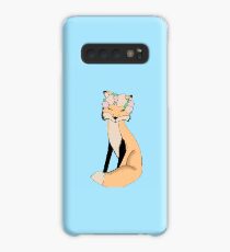 Flower Crown Fox Case/Skin for Samsung Galaxy