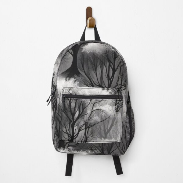 Item preview, Abstract Black and White Winter Tree Forest Pattern designed and sold by calibrit.