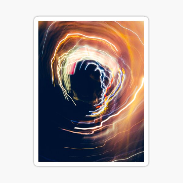 Luminous Circles After Dark Sticker