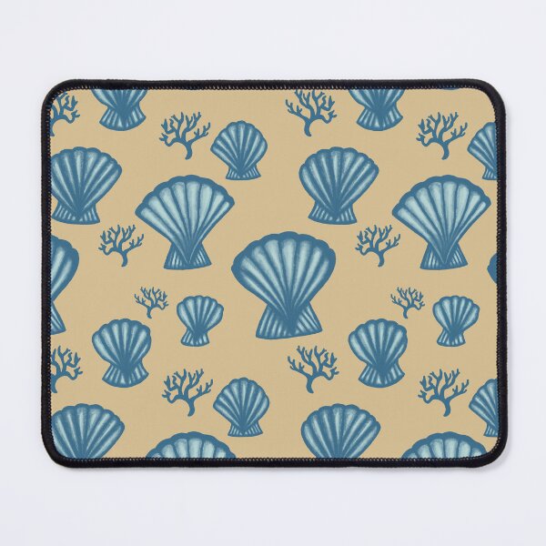 Item preview, Shell and Coral Yellow and Teal designed and sold by AnchoredMae.