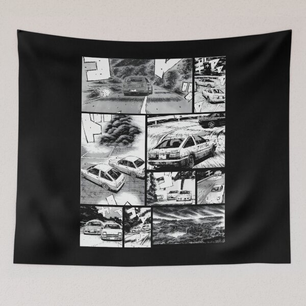 Item preview, Initial D  Racing - Manga Wall Design (Version 2) Classic 		 designed and sold by umzwgmbdth59.