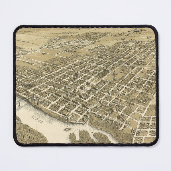 Item preview, Vintage Pictorial Map of Salem OR (1905) designed and sold by BravuraMedia.