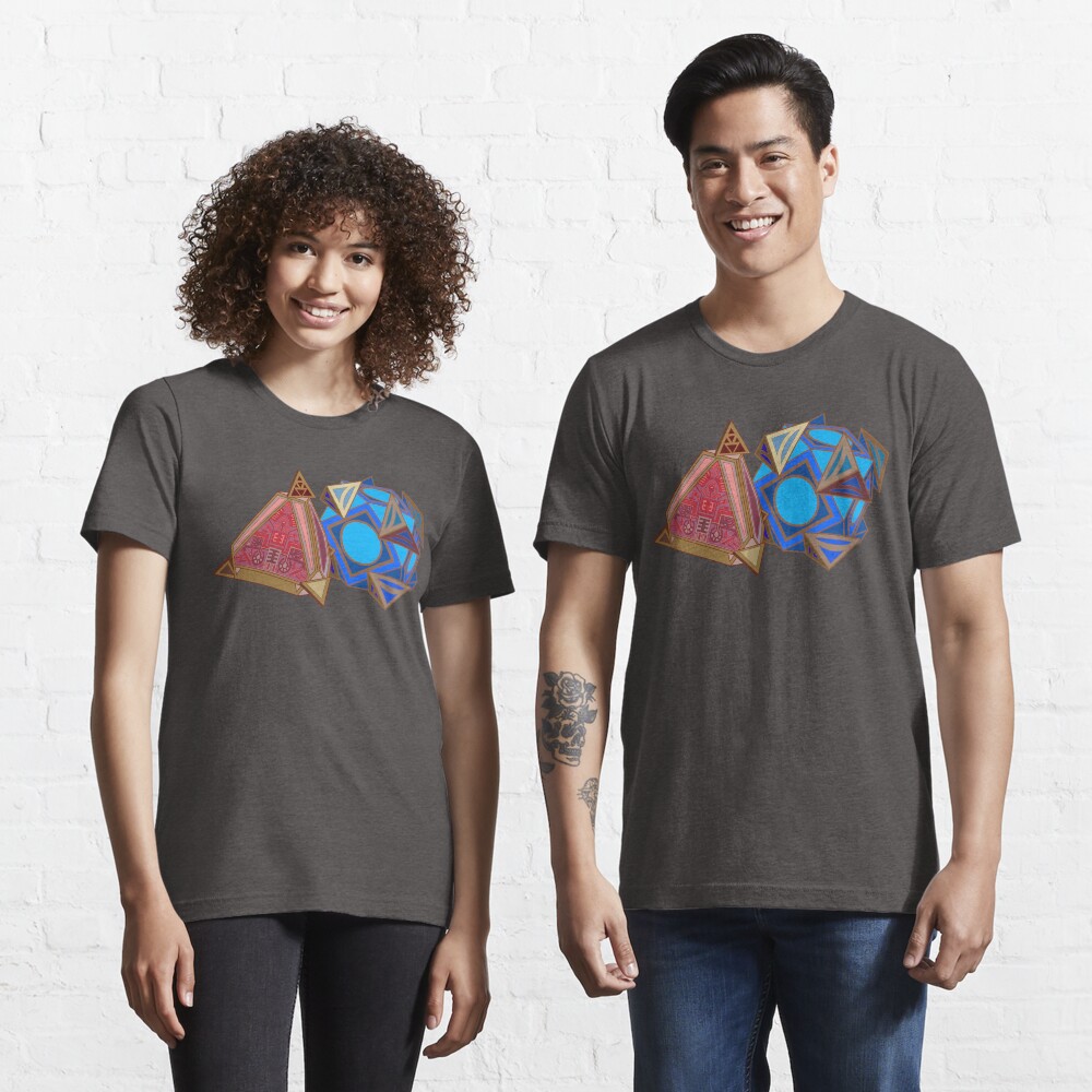 Vista previa del artículo con la obra «Camiseta esencial», diseñado y vendido por MaryWonders.