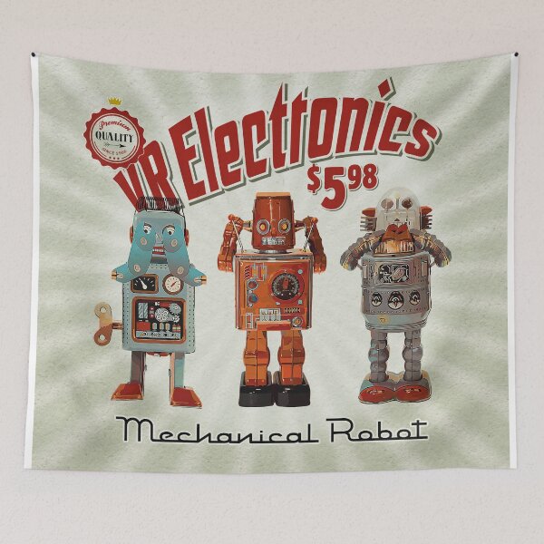 Item preview, 3 Wise Robots designed and sold by VRMediaDecor.