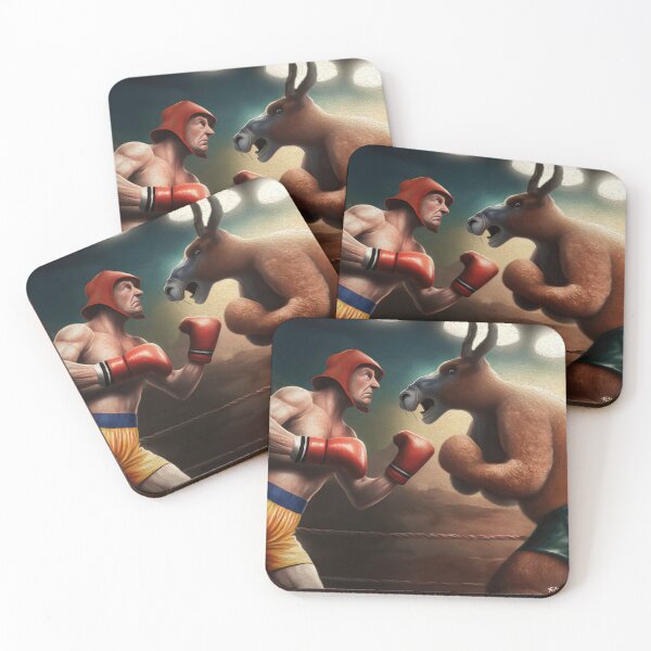 Item preview, JACK THE MAN BOXES KARL THE KANGAROO designed and sold by ArtbyRolleen.