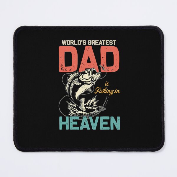 Item preview, Fishing Retro Fishing Dad In Heaven Fisher Fathers Day Remembrance Fisher designed and sold by BransonOtto.