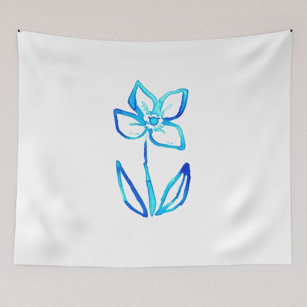 Item preview, Blue Watercolor Flower designed and sold by SaradaBoru.