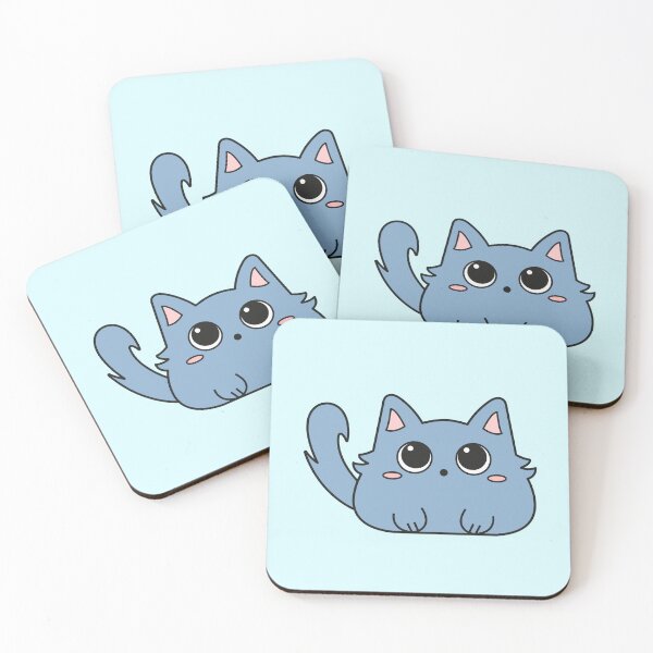Item preview, Cute blue kitten Cat  designed and sold by LunMoony.