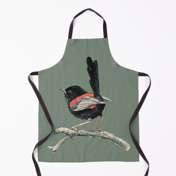 Item preview, Red-Backed Fairy Wren designed and sold by Nadya Neklioudova.