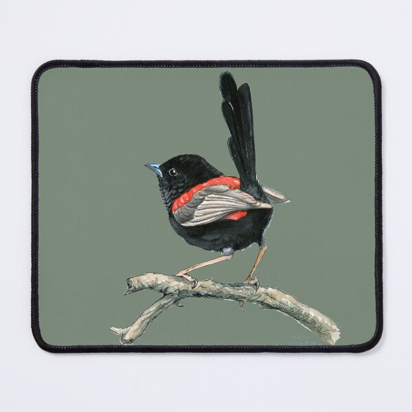 Item preview, Red-Backed Fairy Wren designed and sold by Nadya Neklioudova.