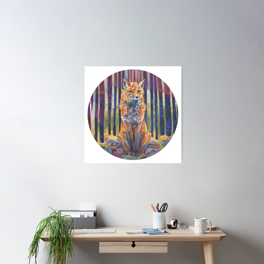 Red Fox Painting - 2018 Poster