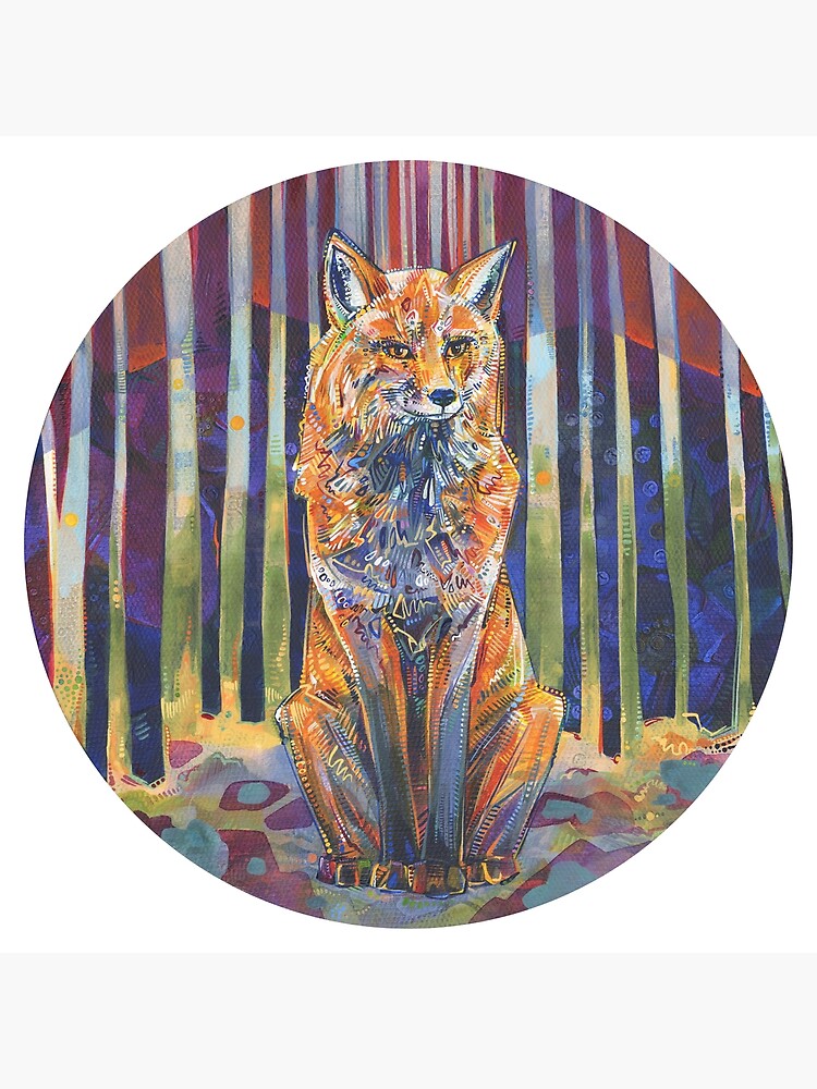 Red Fox Painting - 2018 by gwennpaints