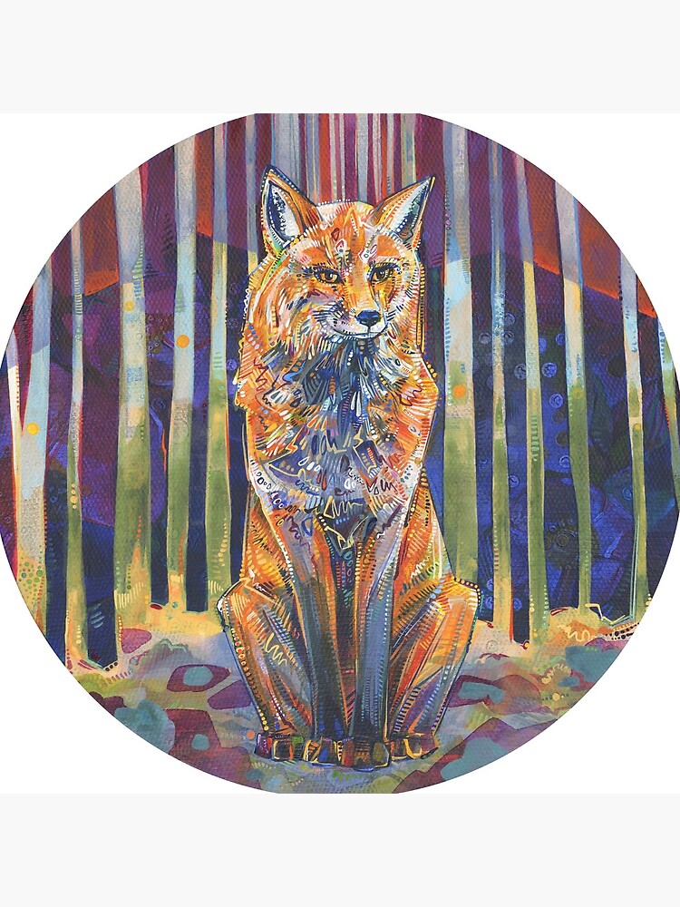 Red Fox Painting - 2018 by gwennpaints