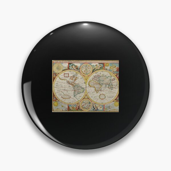 Item preview, An Old Map of the World1627 designed and sold by MagicallyBoo.