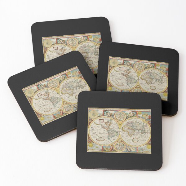 Item preview, An Old Map of the World1627 designed and sold by MagicallyBoo.