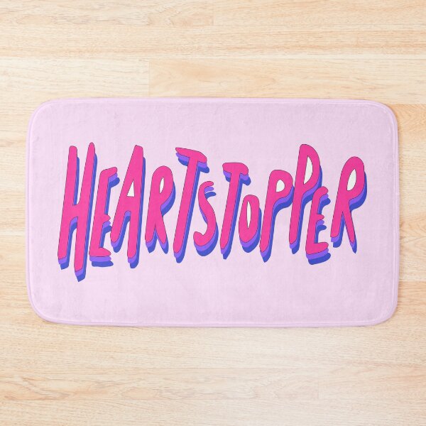 Item preview, Heartstopper lettering bisexual flag designed and sold by Florvolcanica.