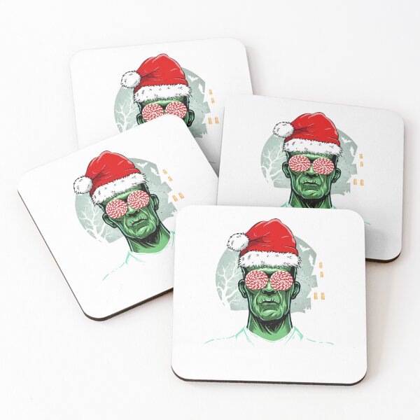 Item preview, Cool Christmas Frankenstein Illustration Graphic Design Fun Sweat designed and sold by AurichJohanna.